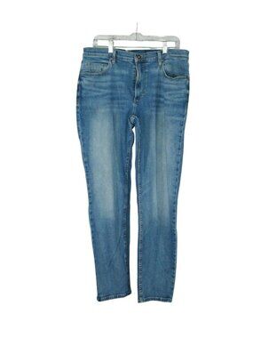 LL Bean Vintage 1912 Jeans Standard Athletic Fit Tapered Leg Stretch 35x32